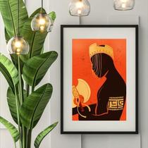 Quadro Arte Candomblé Xangô - 60X48Cm