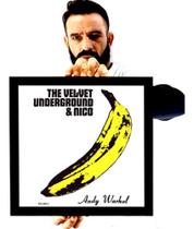 Quadro Arte Capa Album The Velvet Underground & Nico 33x33cm Quadro Arte Capa Album The Velvet Underground & Nico 33x33cm