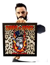 Quadro Arte Capa Lp Zumbis Do Espaço Horror Rock Deluxe