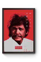 Quadro Arte Charles Bronson Poster Moldurado