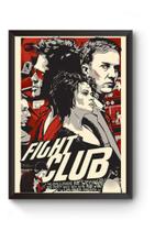 Quadro Arte Clube Da Luta Poster Moldurado Quadro Arte Clube Da Luta Poster Moldurado