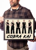 Quadro Arte Cobra Kai Dos Anos 80 Filme Karatê Kid
