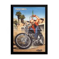 Quadro Arte Custon Daivid Mann Bar Motoclube Decoração 42x29