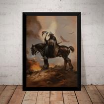 Quadro Arte De Frank Frazetta Death Dealer Cavaleiro Hq Quadro Arte De Frank Frazetta Death Dealer Cavaleiro Hq
