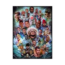Quadro: Arte de parede, pintura em tela, UFC MMA Fighters, 35x50cm Quadro: Arte de parede, pintura em tela, UFC MMA Fighters, 35x50cm