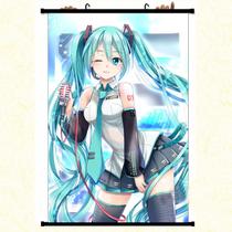 Quadro: arte de parede, pintura, tela, Hatsune Miku, 40x60cm Quadro: arte de parede, pintura, tela, Hatsune Miku, 40x60cm