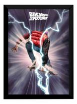 Quadro Arte De Volta Para O Futuro Filme Poster Moldurado