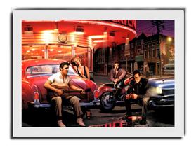 Quadro Arte Elvis Presley Tocando James Dean Marilyn Monroe