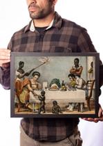 Quadro Arte Família Brasileira Debret Escravidão Historia