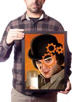 Quadro Arte Filme Laranja Mecanica Poster Na Moldura Quadro Arte Filme Laranja Mecanica Poster Na Moldura