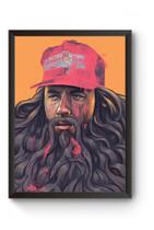Quadro Arte Forrest Gump Poster Moldurado