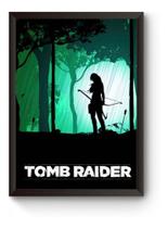 Quadro Arte Game Tomb Raider Poster Moldurado