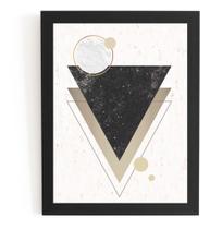 Quadro Arte Geometrica Triangulo Invertido 44x32cm Quadro Arte Geometrica Triangulo Invertido 44x32cm