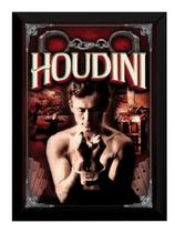 Quadro Arte Harry Houdini Ilusionista Cartaz Moldurado