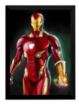 Quadro Arte Homem De Ferro Luva Thanos Vingadores Ultimato Quadro Arte Homem De Ferro Luva Thanos Vingadores Ultimato