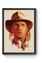 Quadro Arte Indiana Jones Poster Moldurado Quadro Arte Indiana Jones Poster Moldurado