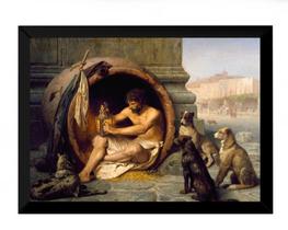 Quadro Arte Jean Leon Gerome Filosofo Diogenes 42x29cm