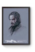 Quadro Arte John Wick Poster Moldurado