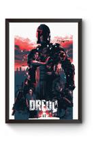 Quadro Arte Juiz Dredd Poster Moldurado Quadro Arte Juiz Dredd Poster Moldurado