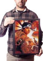 Quadro Arte Karatê Kid Miyagi-do Vs Cobra Kai