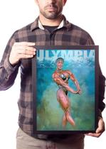 Quadro Arte Lenda Murray Fisiculturista Musculação