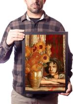 Quadro Arte Mathilda Girassóis Filme O Profissional Leon