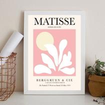 Quadro Arte Matisse Paleta Rosa 24X18Cm - Com Vidro