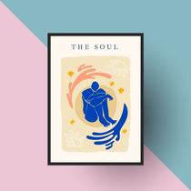 Quadro Arte Matisse - The Soul 45x34cm - com vidro