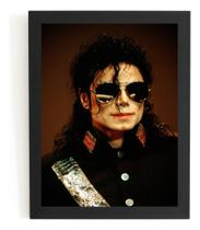 Quadro Arte Michael Jackson O Rei Do Pop 42x29cm