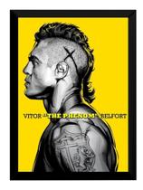 Quadro Arte Mma Lutadores Vitor Belfort 42x29cm Quadro Arte Mma Lutadores Vitor Belfort 42x29cm