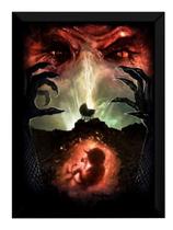 Quadro Arte O Bebê De Rosemary Terror Poster Moldurado