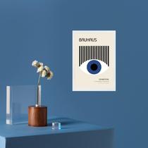 Quadro Arte Olho Azul - Bauhaus 45x34cm