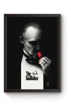 Quadro Arte Poderoso Chefão Poster Moldurado