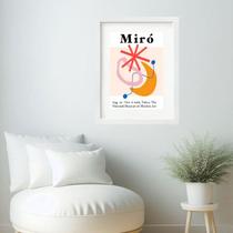Quadro Arte Poster Miró- 60x48cm Quadro Arte Poster Miró- 60x48cm