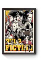 Quadro Arte Pulp Fiction Poster Moldurado