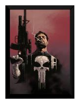Quadro Arte Quadrinhos Hq The Punisher Justiceiro 42x29cm