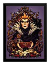 Quadro Arte Rainha Má Feiticeira Filme Branca De Neve Quadro Arte Rainha Má Feiticeira Filme Branca De Neve