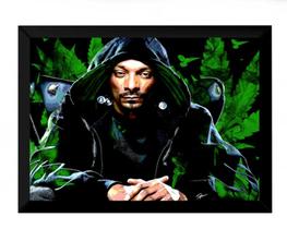 Quadro Arte Rapper Snoop Dog Mago Da Erva 42x29cm Quadro Arte Rapper Snoop Dog Mago Da Erva 42x29cm