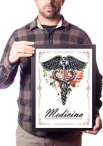 Quadro Arte Símbolo Medicina Saúde Enfermagem Decoração Quadro Arte Símbolo Medicina Saúde Enfermagem Decoração