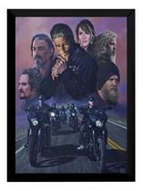 Quadro Arte Sons Of Anarchy Filhos Da Anarquia Serie 42x29cm