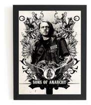 Quadro Arte Sons Of Anarchy Jax Teller Poster Com Moldura