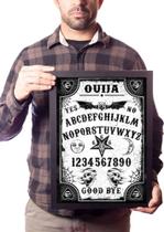 Quadro Arte Tabuleiro Ouija Terror 666 Decoração