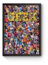 Quadro Arte Universo Geek Poster Moldurado Quadro Arte Universo Geek Poster Moldurado