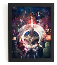 Quadro Arte Vingadores Guerra Infinita Thanos Hq