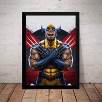 Quadro Arte Wolverine Logan X-men Marvel Hq