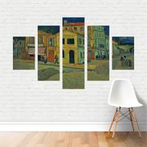 Quadro Artístico A Casa Amarela Vincent Van Gogh Canvas