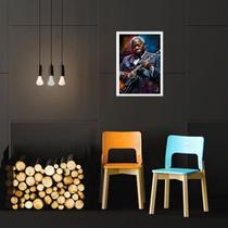 Quadro Artístico BB King- Blues 24x18cm