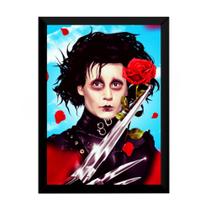 Quadro Artístico Edward Mãos De Tesoura Filme Clássico