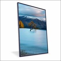 Quadro Árvore com Névoa Vinil Sem Vidro