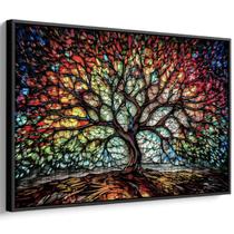 Quadro Árvore da Vida em Cores Radiantes Eternas